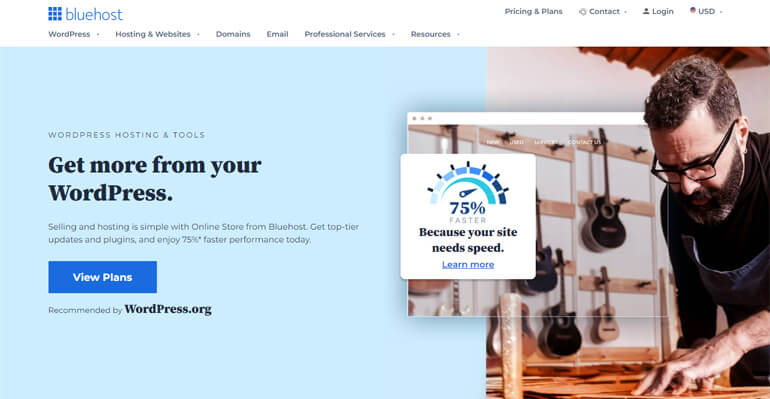 Bluehost Best Hosting for WordPress