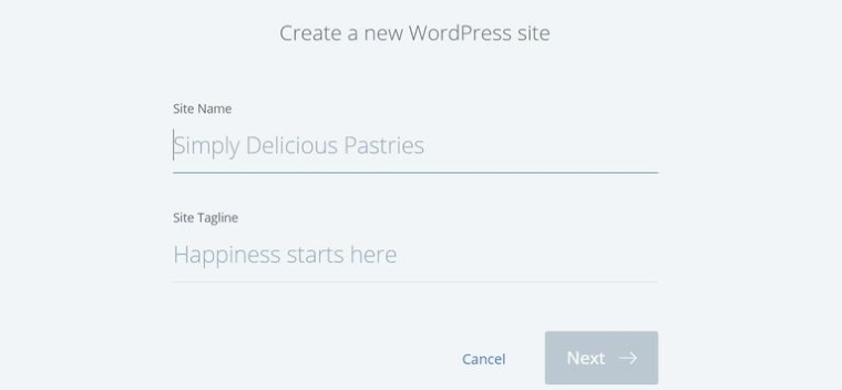 Create New WordPress Website 