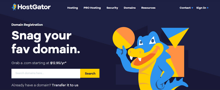 HostGator Domain Registrar