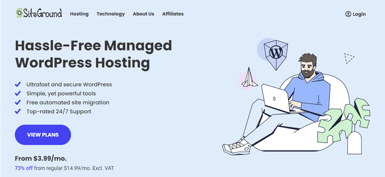 SiteGround WordPress Hosting