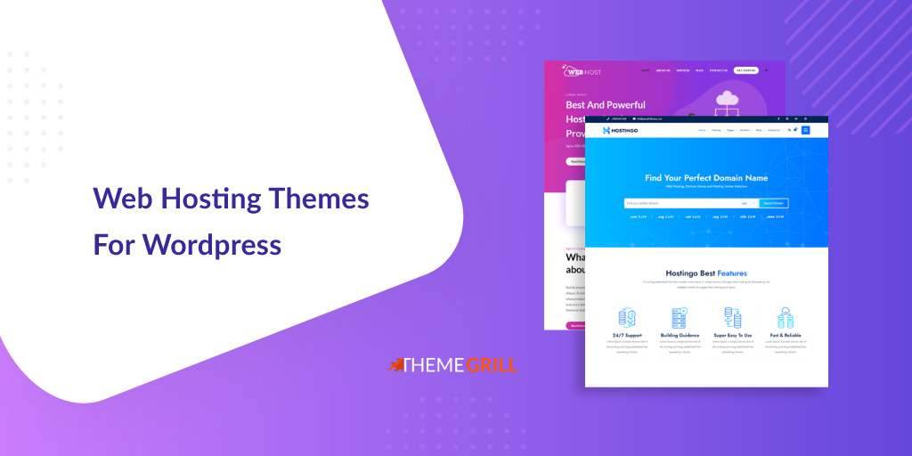 Web Hosting Themes for WordPress