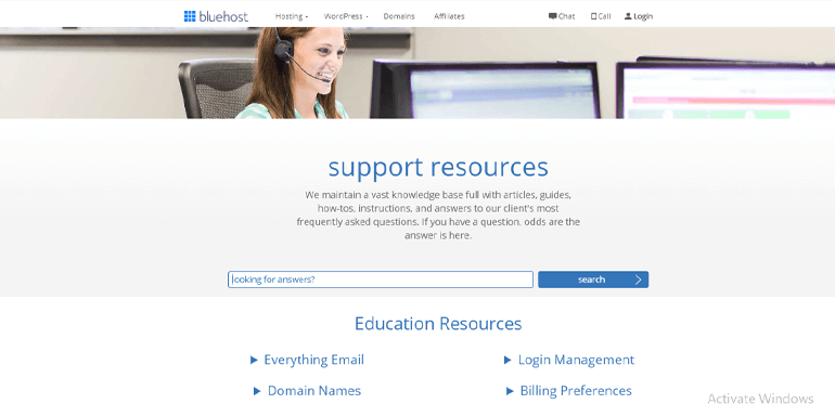 Bluehost Customer Service