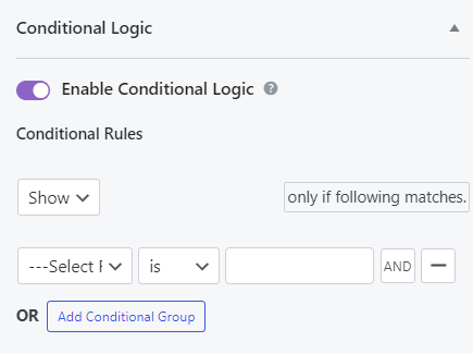 Conditional Logic for WordPress Captcha