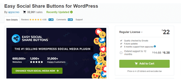 Easy Social Share Buttons for WordPress - How to Start a Blog