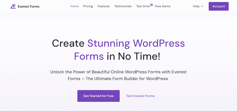 Everest Forms - How to Create a WordPress Website