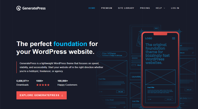 GeneratePress WordPress Theme