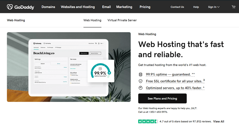 GoDaddy - Web Hosting