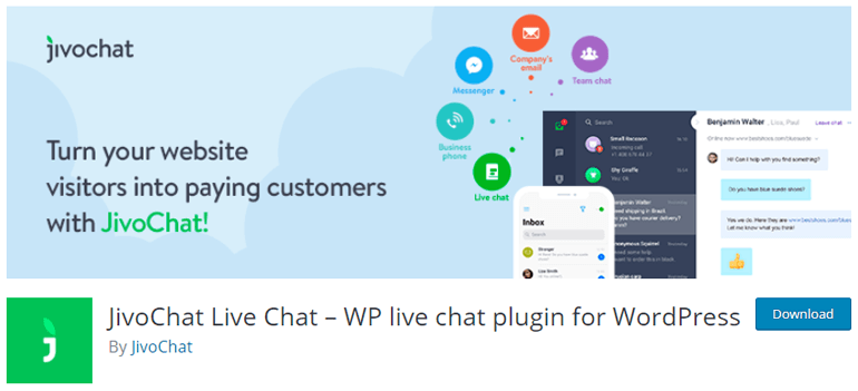 JivoChat Free WordPress Live Chat Plugin