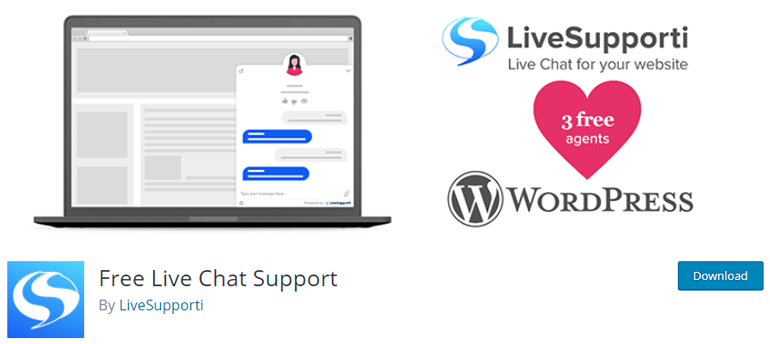 LiveSupporti Free Live Chat Plugin