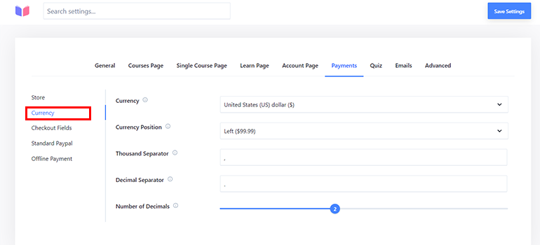 Payment to Currency - Learning Management System Development