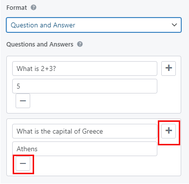 Questions and Answer Captcha