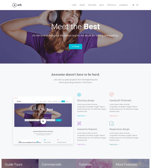 The Ark -  Freelancer WordPress Theme in ThemeForest