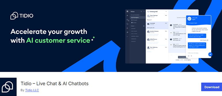 Tidio - WordPress Chat Plugin
