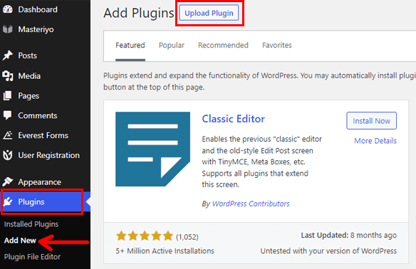 Upload Plugin