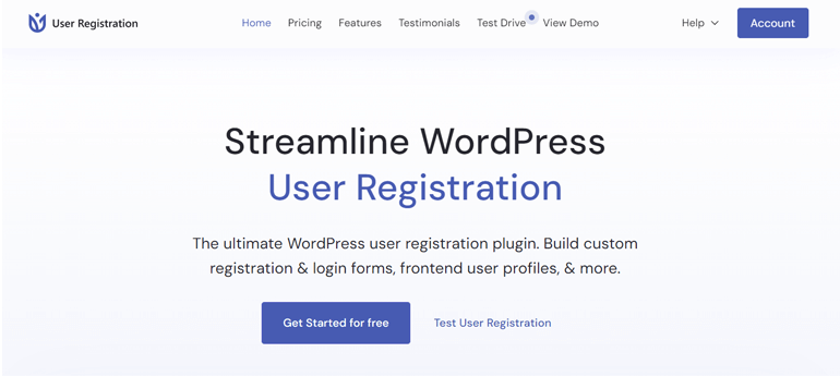 User Registration Form Plugin for WordPress Custom Registration Form