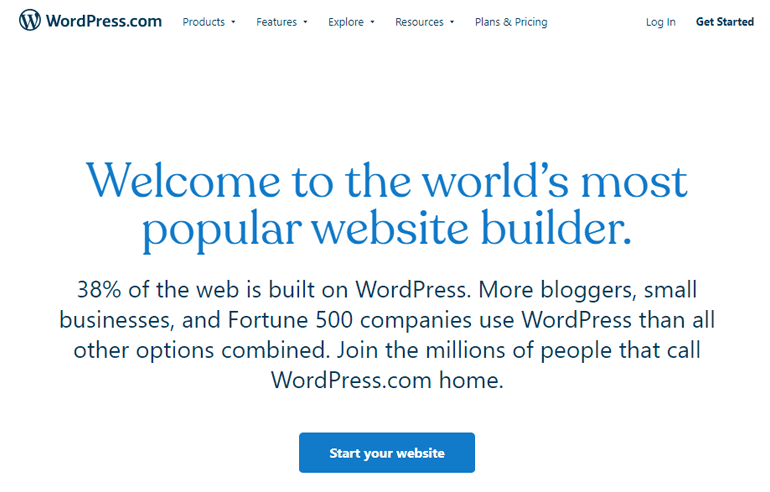 WordPress.com Page